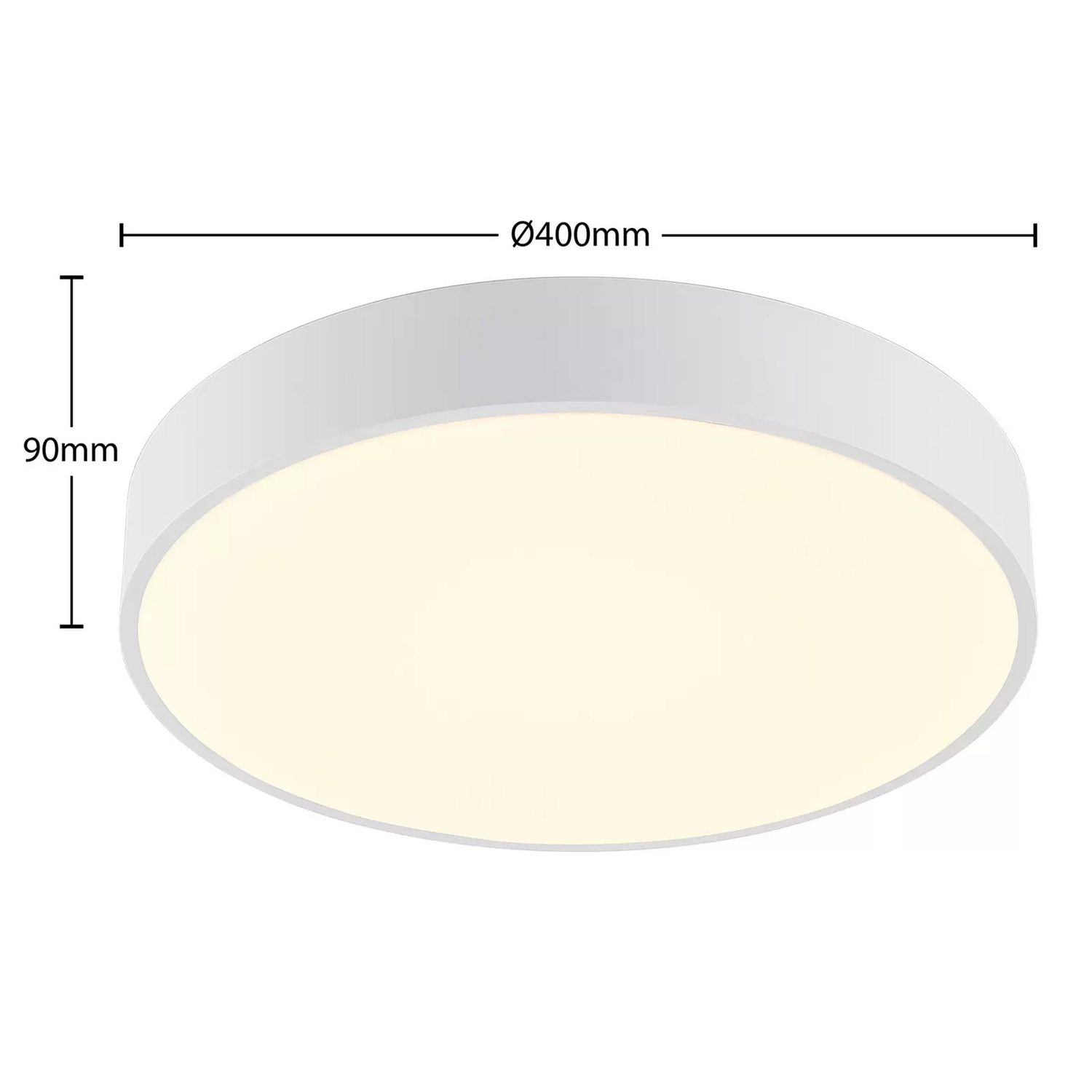 B-Ware Arcchio Deckenleuchte Lampe Led Vanida Weiß Aluminium Acryl Rund 40 Cm Up D251