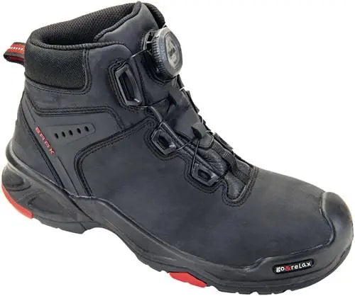 Baak Sicherheitsstiefel Stiefel Braxton S3 Src Hro Schwarz Rot Leder Gr 46 B-Ware - 4031783001409