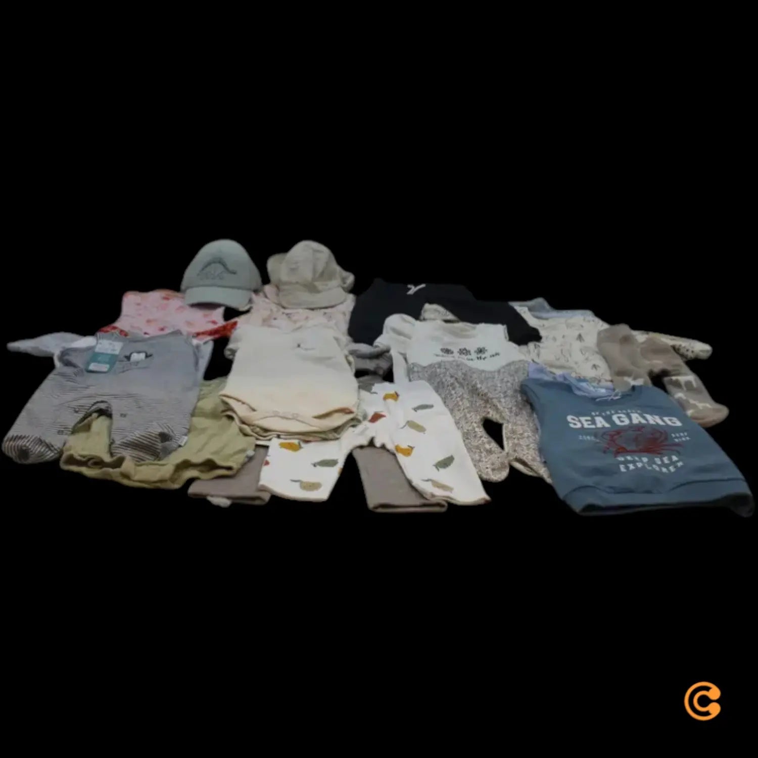 B-Ware Baby Bekleidungspaket Gr. 68–110 Name It Jacky Blue Seven 65 Teile - 1