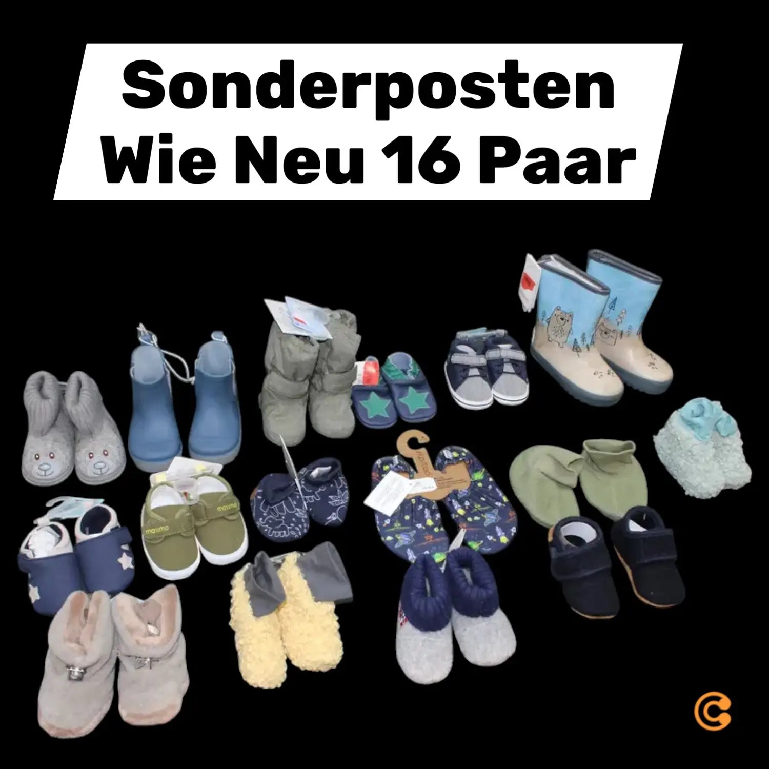 B-Ware Baby & Kleinkind Konvolut Schuhe Mix 16 Paar Wie Neu Gr. 17–25 16 Artikel - 1