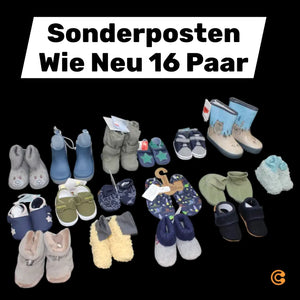 B-Ware Baby & Kleinkind Konvolut Schuhe Mix 16 Paar Wie Neu Gr. 17–25 16 Artikel