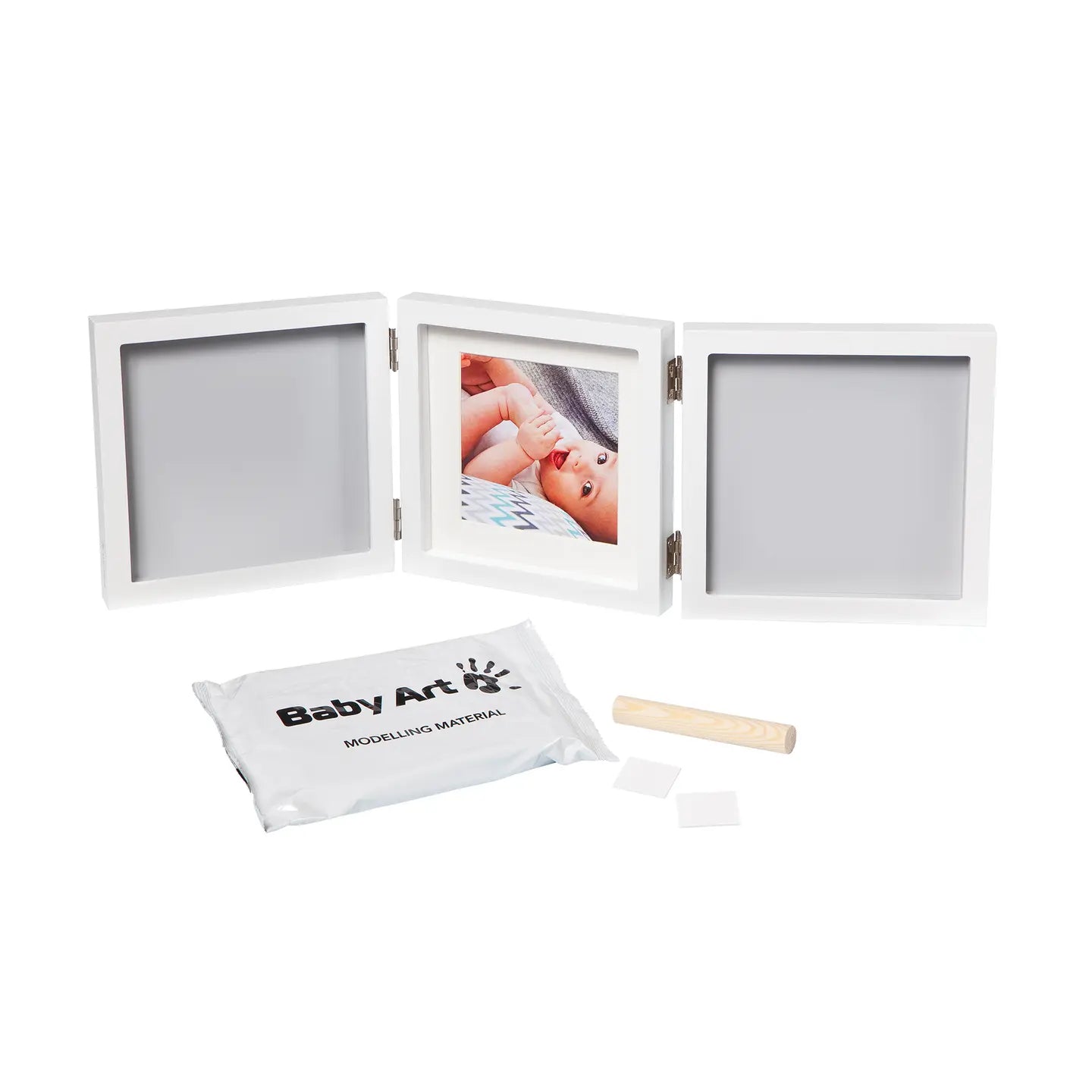 B-Ware Baby Art My Baby Style Bilderrahmen Abdruckset Gipsabdruck Baby Fußabdruck - 3220660304516