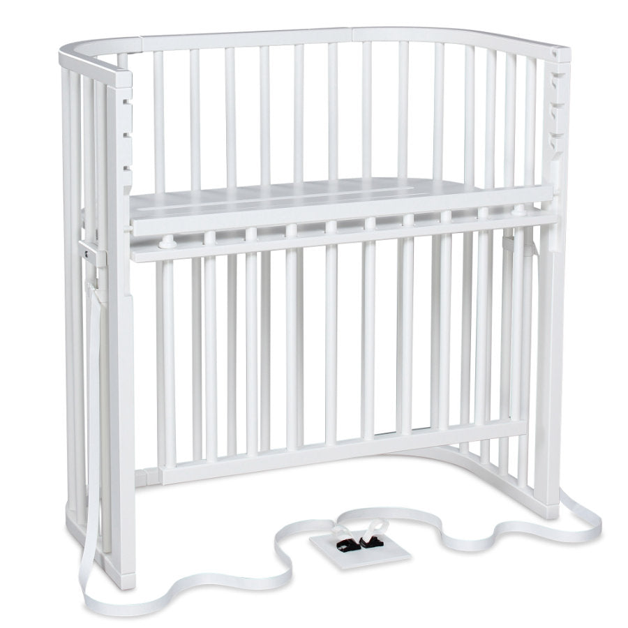 Babybay Beistellbett Boxspring Comfort Plus stufenlos höhenverstellbar weiß - 4260472559796