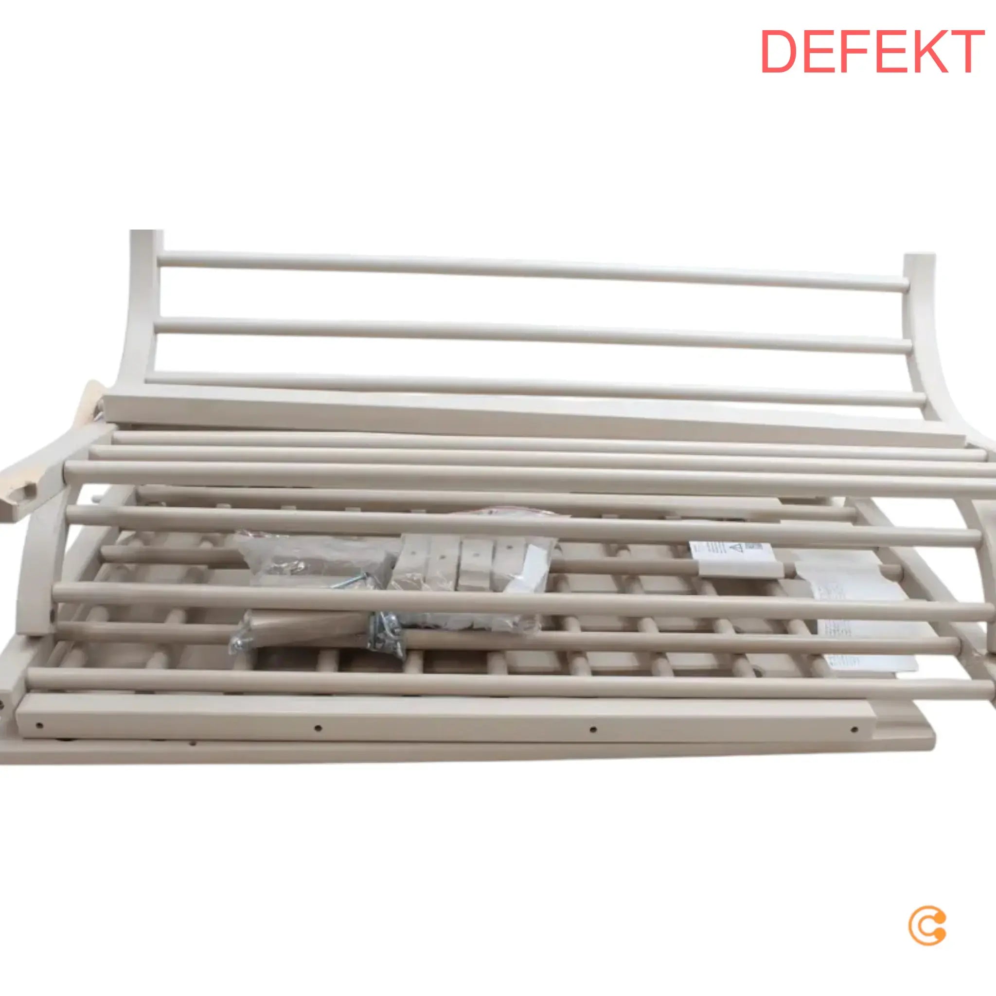Babybay Beistellbett Bett Säuglingsbett Beige Höhenverstellbar Defektware D-Ware - 4262356532611