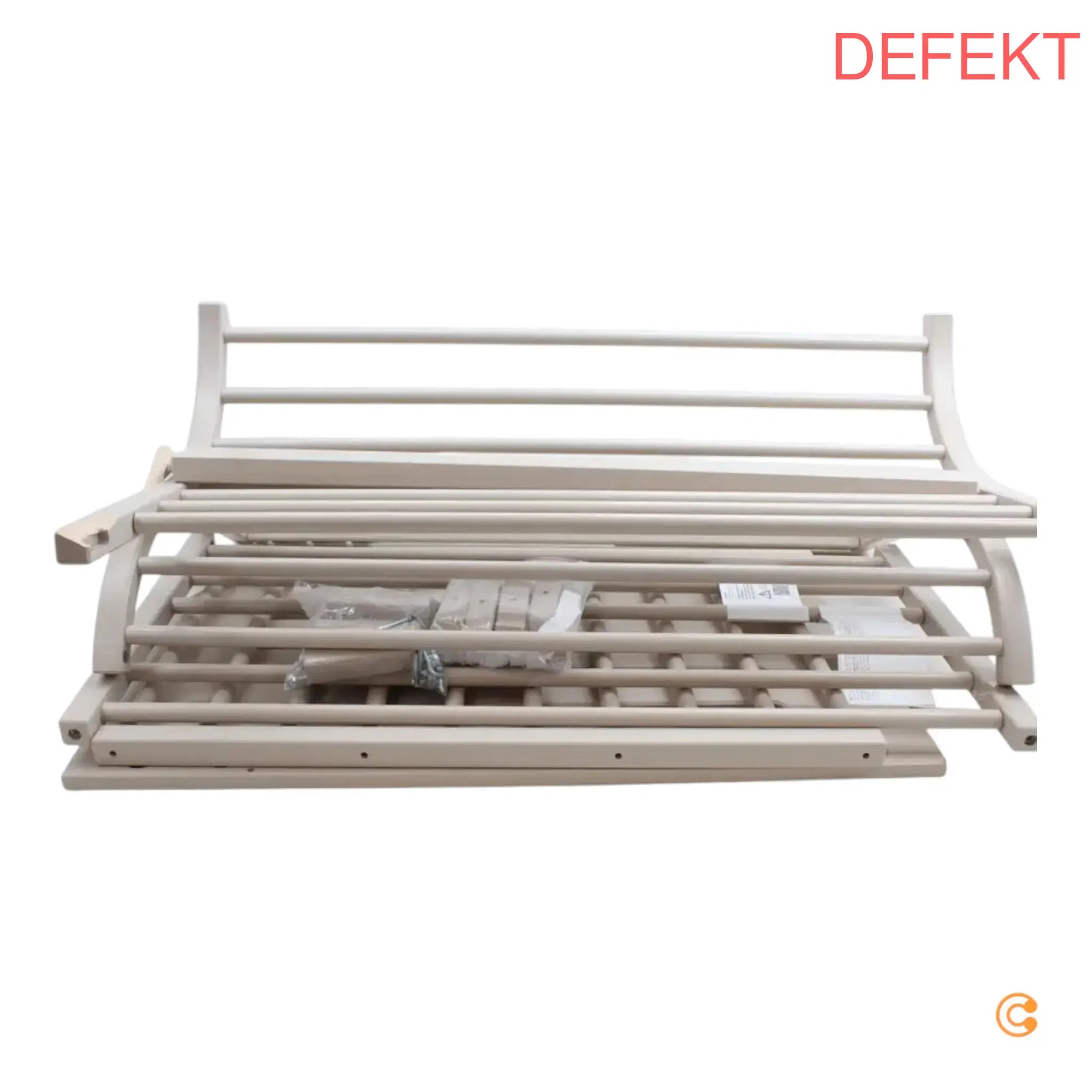 Babybay Beistellbett Bett Säuglingsbett Beige Höhenverstellbar Defektware D-Ware - 4262356532611