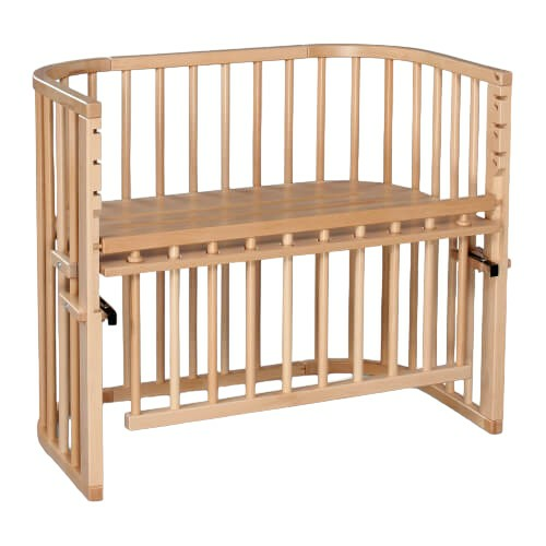 B-Ware Babybay Maxi Comfort Plus Beistellbett Babybett Babybettchen Bett Natur Lackiert - 4260472559758