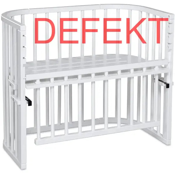Babybay Maxi Beistellbett Comfort Plus Babybett Baby Stillbett Weiß Defektware D-Ware - 4260472559765
