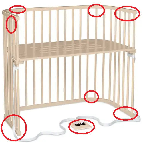 B-Ware Babybay Beistellbett Kinderbett Xxl Bett Baby Beistellbettchen Siehe Text/Foto - 4262356532833