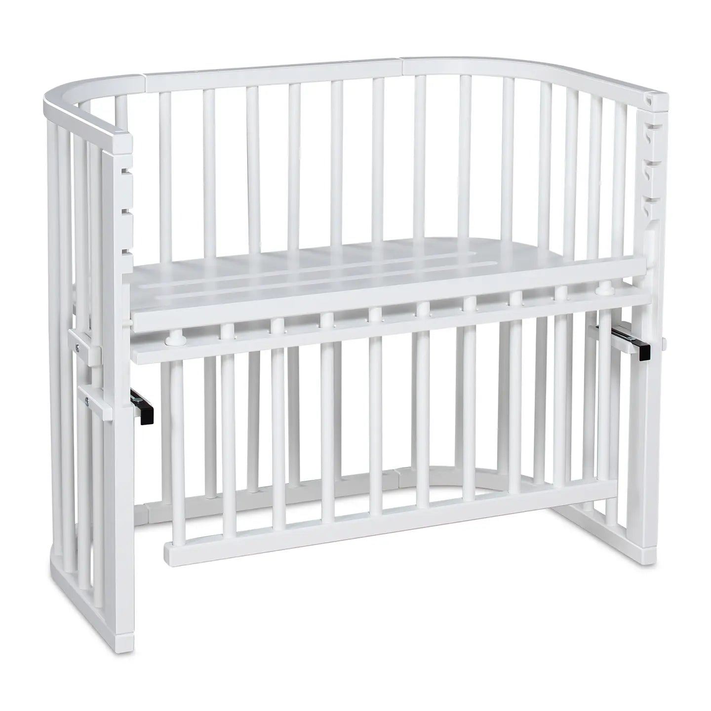 B-Ware Babybay Beistellbett Kinderbett Maxi Comfort Plus Weiß Großes Liegefläche Twins - 2000578977702