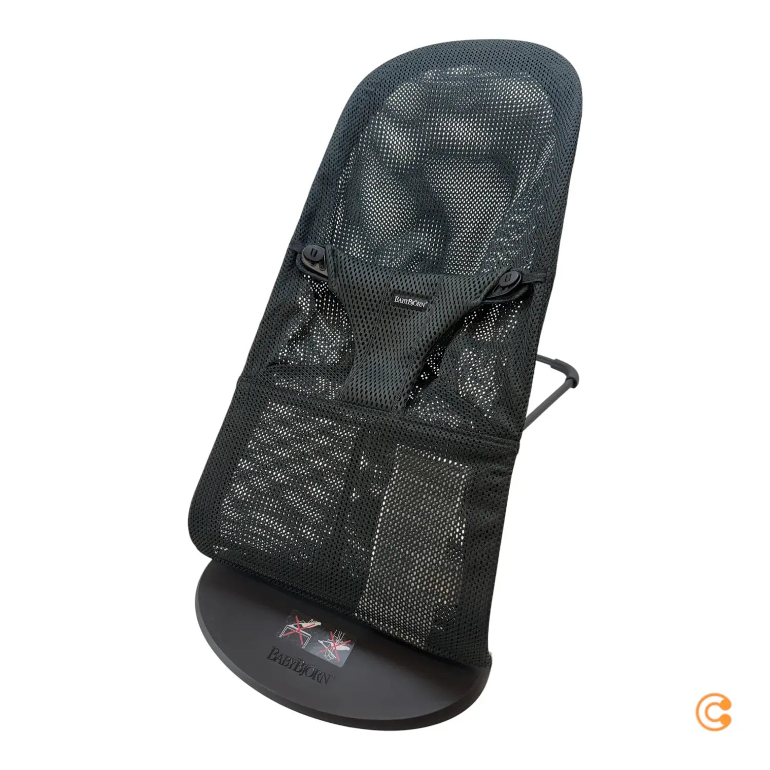 B-Ware Baby Björn Babywippe Babyschaukel Schaukel Wippe Bliss Mesh Black - 7317680062253