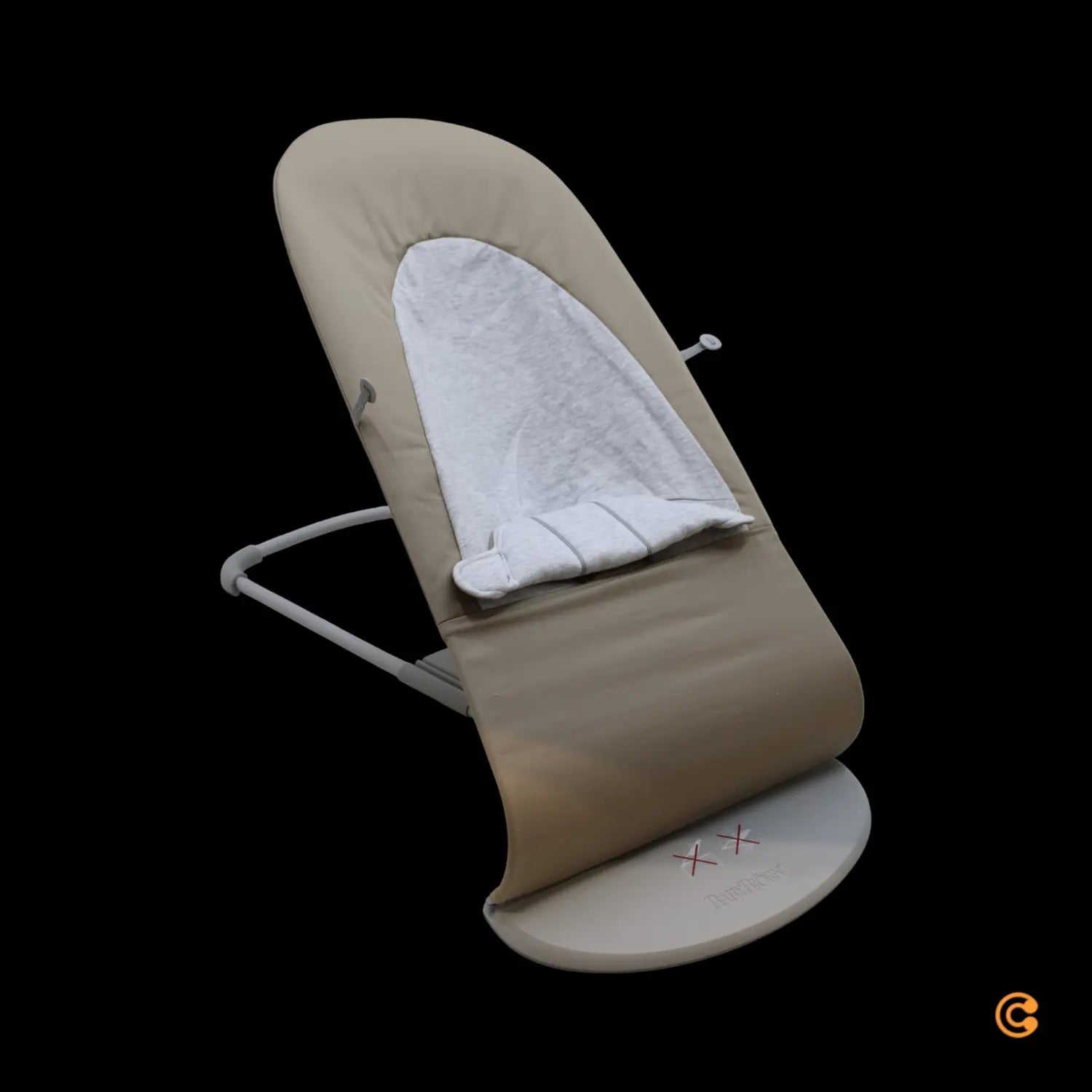 B-Ware Baby Björn Balance Soft Beige/Grey Babywippe Wippe Standwippe Wiege Babywiege - 7317680053831