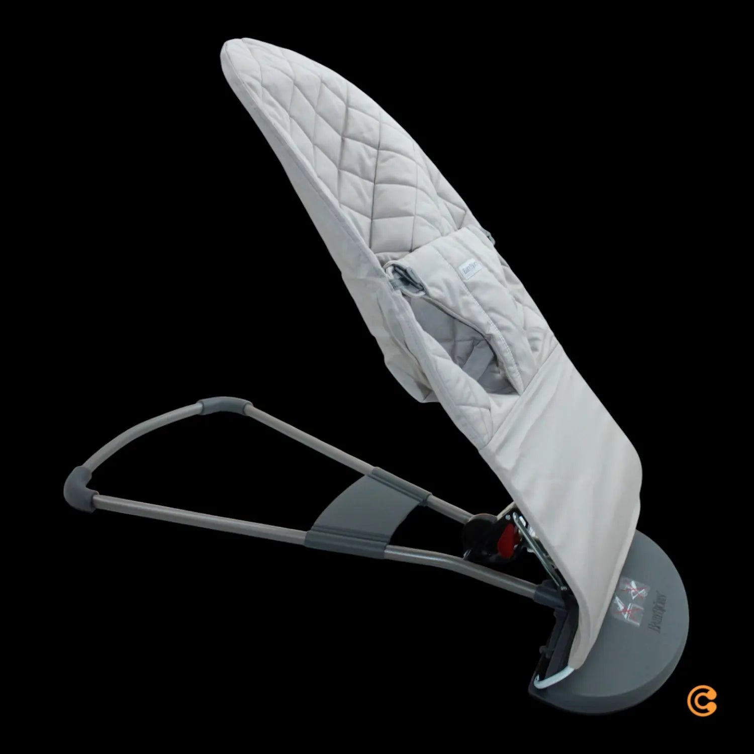 B-Ware Babybjörn Bliss Sand Grey Babywippe Wippe Kinderwippe Babyschaukler