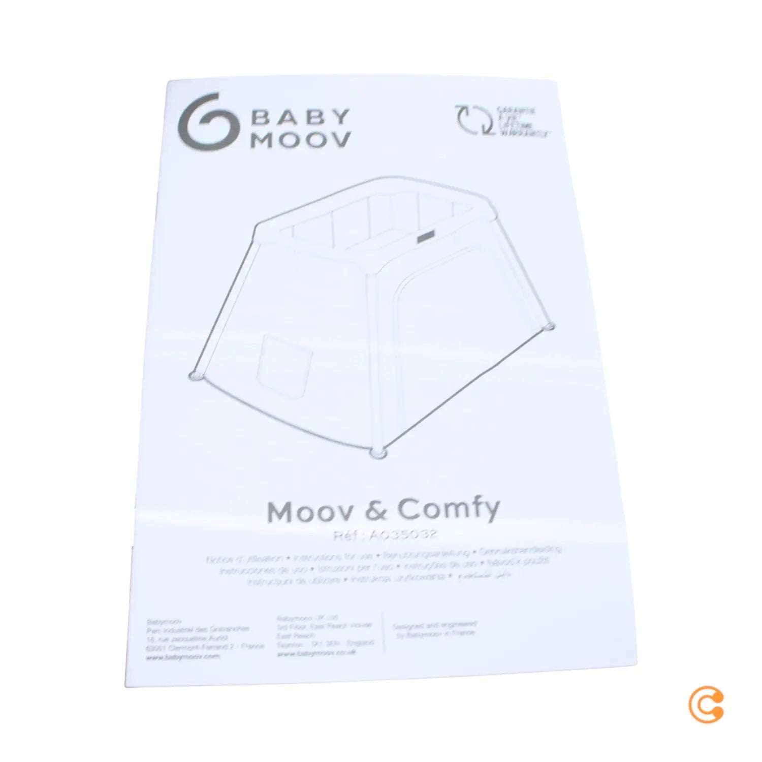 B-Ware Baby Moov Reisebett 3 In 1 Babybett Moov & Comfy Transporttasche Salbeigrün - 2000583505006