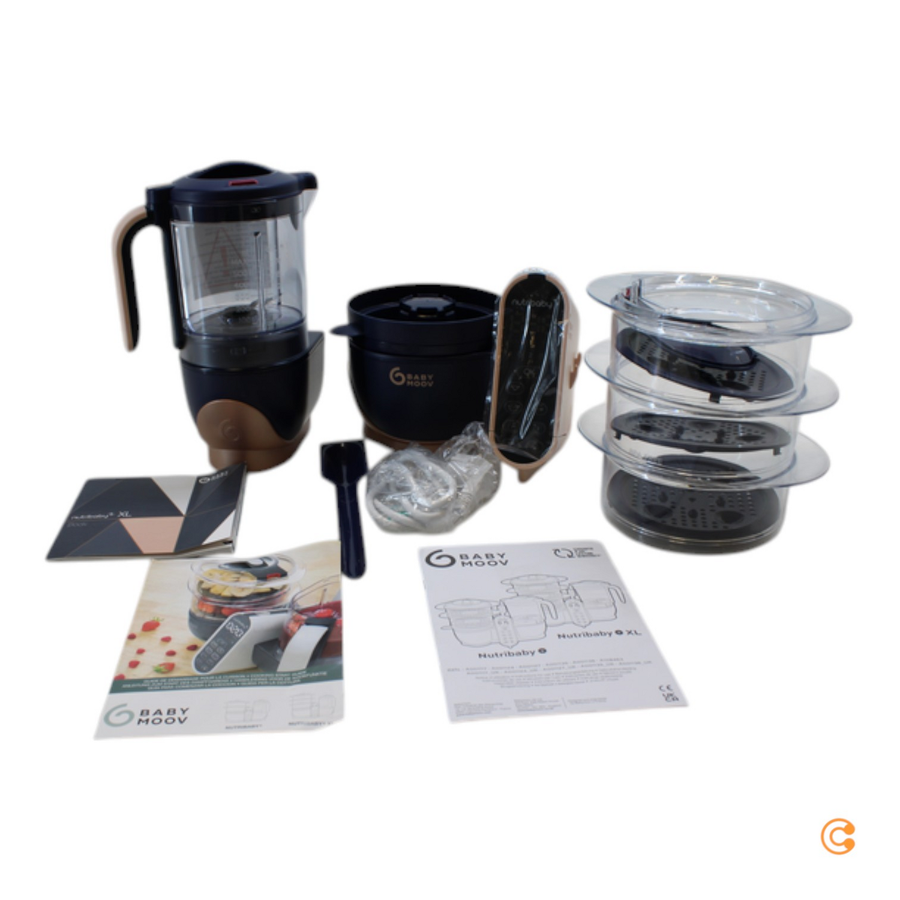 Babymoov Nutribaby + Dampfgarer Sterilisator Mixer Flaschenwärmer Küchengerät B-Ware - 3661276161573