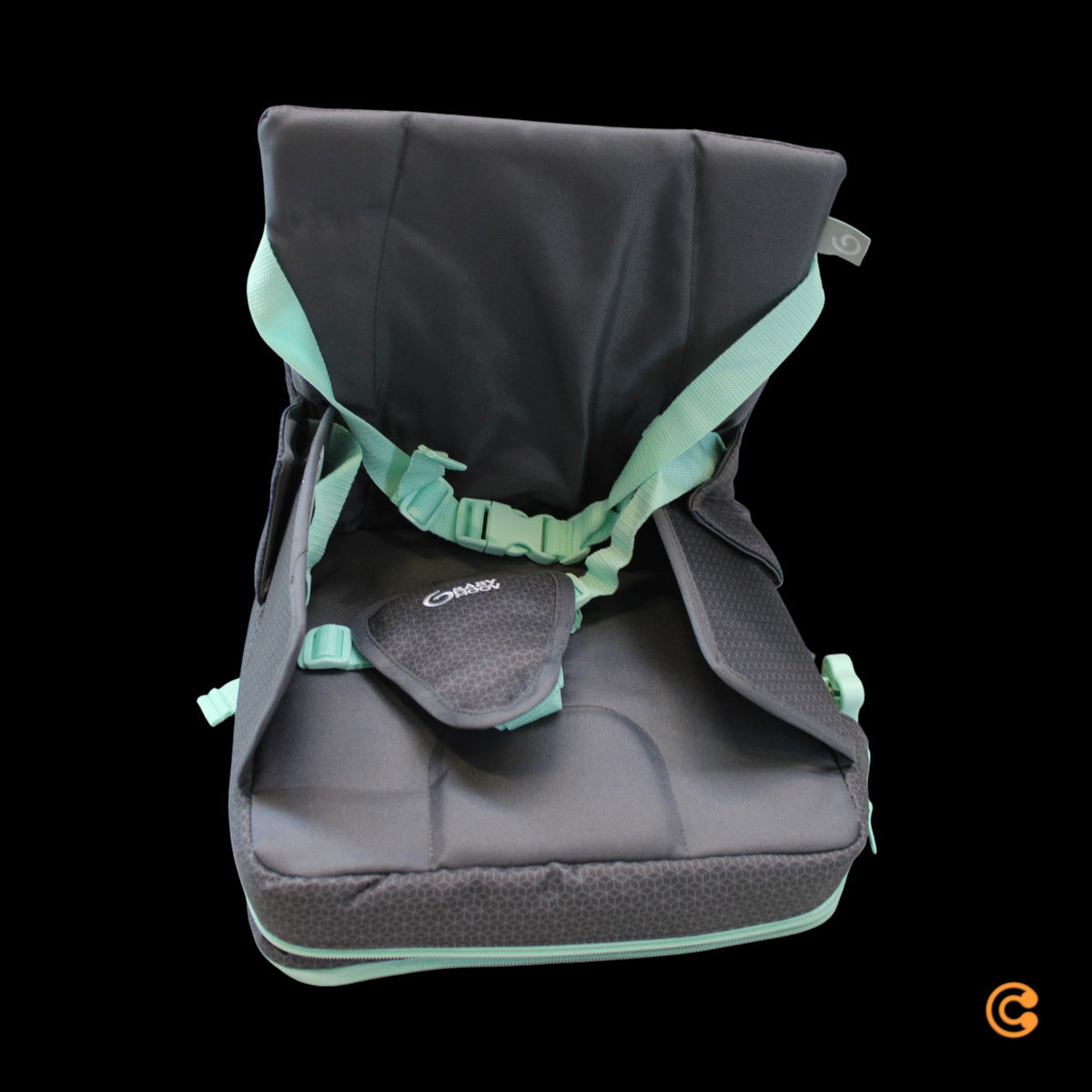 Babymoov Up & Go Sitzerhöhung bis zu 14 cm zusammenzuklappbar grau - 3661276148178