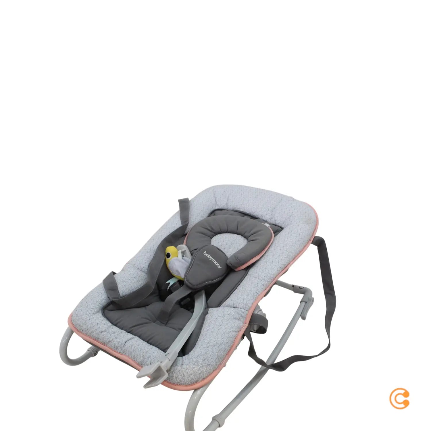 B-Ware Babymoov A012432 Babywippe Graphik Apricot 5 Fach Verstellbare Rückenlehne - 3661276149465