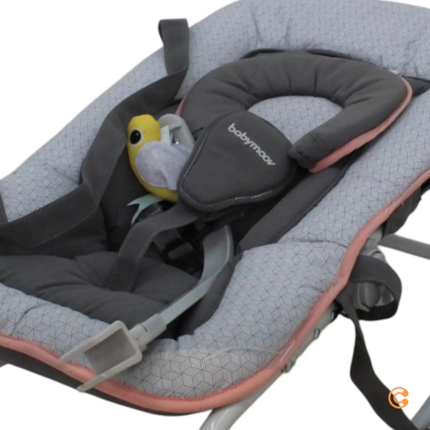 B-Ware Babymoov A012432 Babywippe Graphik Apricot 5 Fach Verstellbare Rückenlehne - 3661276149465