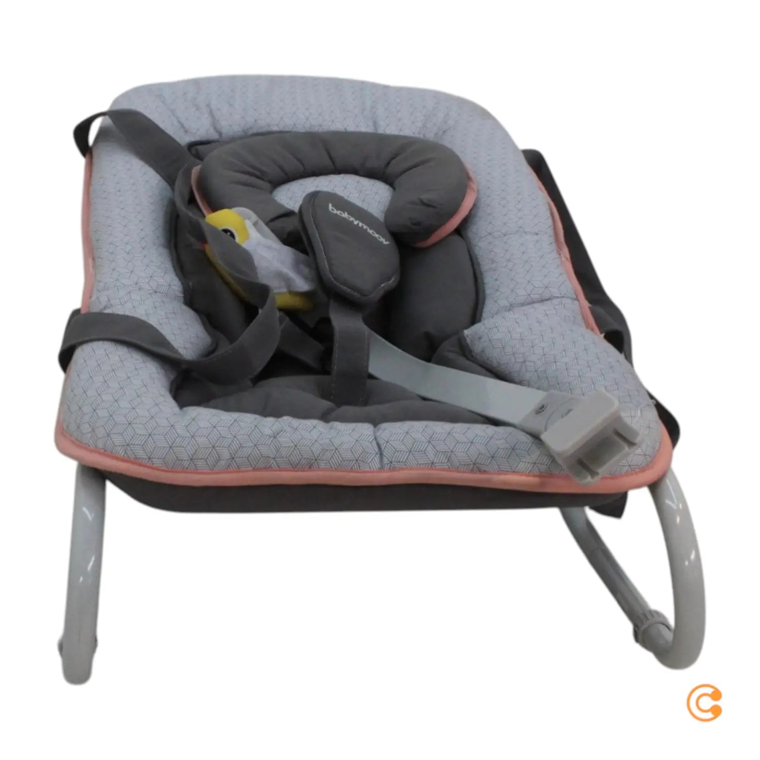 B-Ware Babymoov A012432 Babywippe Graphik Apricot 5 Fach Verstellbare Rückenlehne - 3661276149465