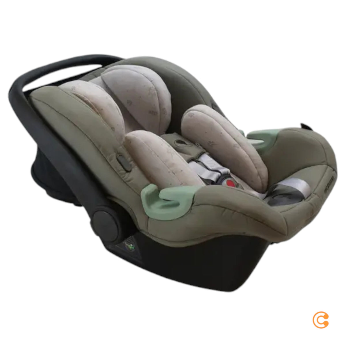 ABC Design Babyschale Tulip i-Size für Neugeborene Salbeigrün Kindersitz Auto - 1