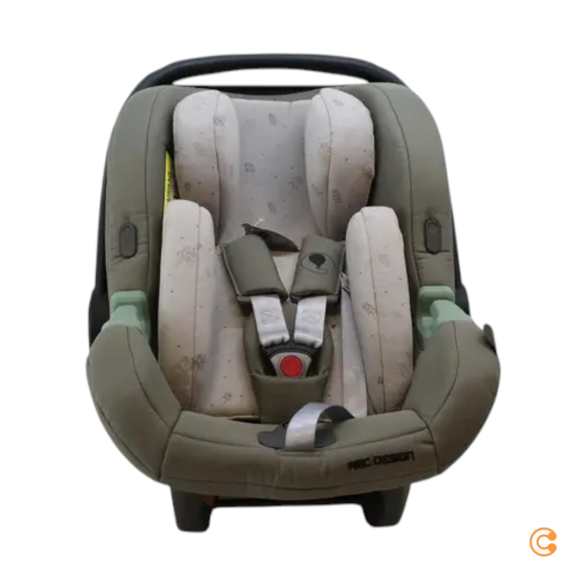 ABC Design Babyschale Tulip i-Size für Neugeborene Salbeigrün Kindersitz Auto - 1