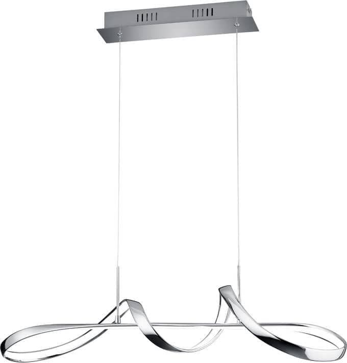 B-Ware Trio Perugia Pendelleuchte Deckenleuchte Leuchte Lampe Wohnzimmerlampe Chrom655