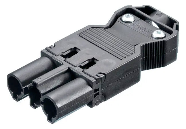 B-Ware Bachmann Gerätestecker Isv Schwarz Polyamid Pa Schraubanschluss 28,2 Mm 15 Stück - 4049088130182