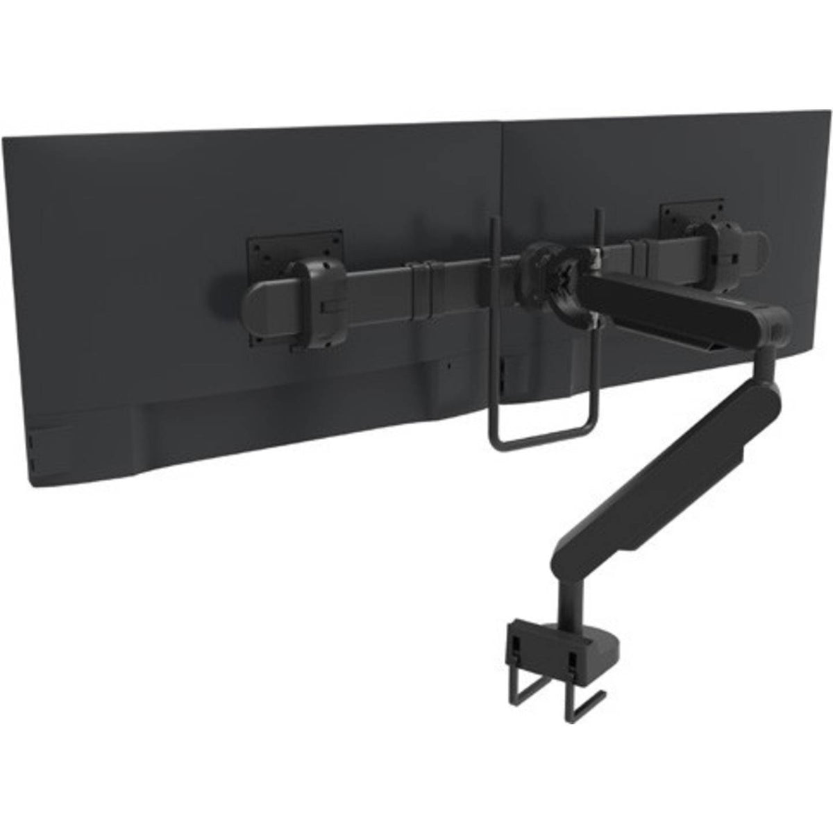Bachmann Monitor Tischhalterung Dual Monitorarm Bildschirmhalterung schwarz VESA - 4057298105845