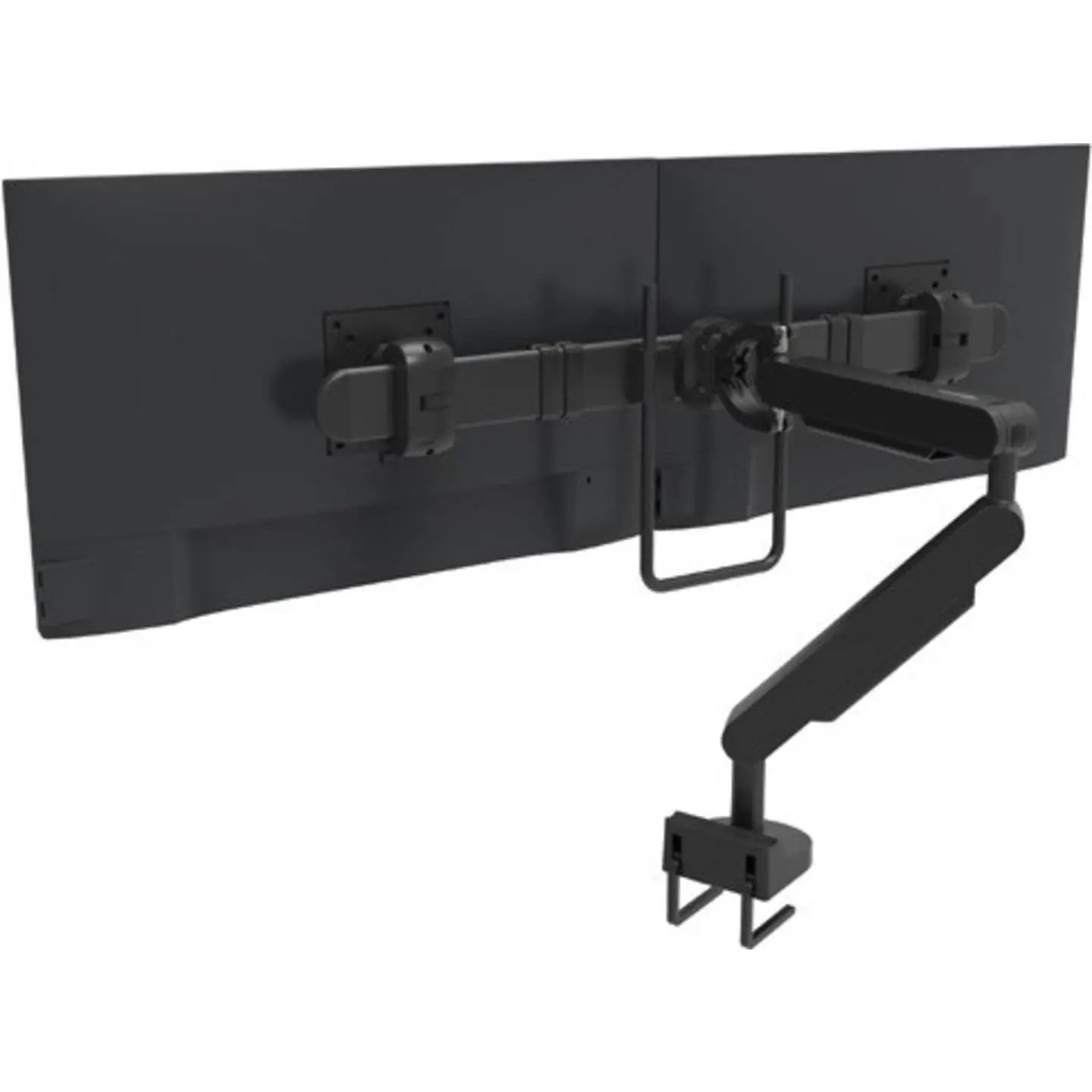 B-Ware Bachmann Monitor Tischhalterung Dual Monitorarm Bildschirmhalterung Schwarz Vesa - 4057298105845