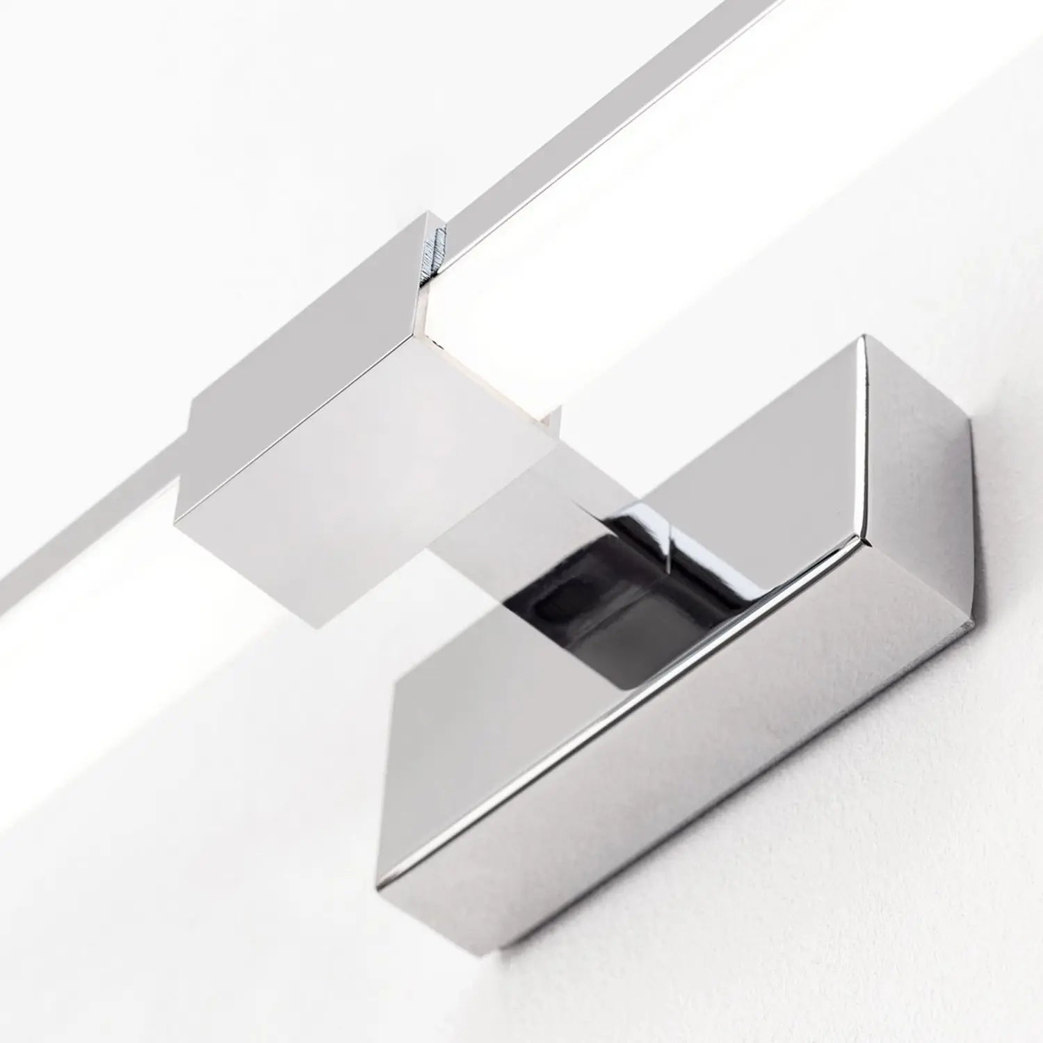 B-Ware Spiegelleuchte Badlampe Argo Led Spiegellicht Hochvolt Chrom Weiß 35,5 Cm Lampe - 9003090257027