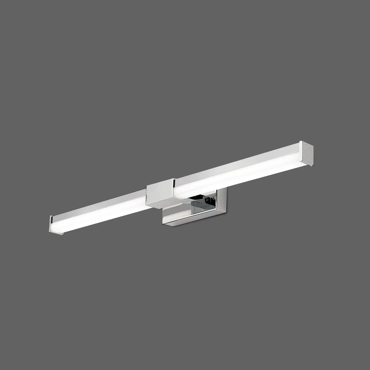 B-Ware Spiegelleuchte Badlampe Argo Led Spiegellicht Hochvolt Chrom Weiß 35,5 Cm Lampe - 9003090257027