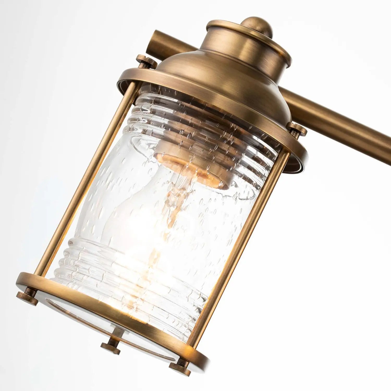 B-Ware Quintiesse Wandleuchte Wandlampe Badleuchte Ashland Bay Messing Glas 4 Flg - 5024005577515