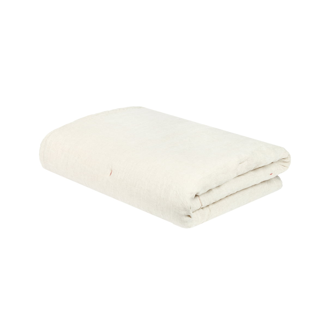 Nobodinoz Steppdecke Decke Babydecke Baumwolle Graubeige L1 N0 115x135cm   B-Ware