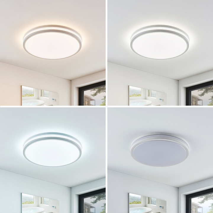 Lindby LED-Deckenlampe Arnim Deckenleuchte Lampe Leuchte Wohnzimmerlampe Weiß