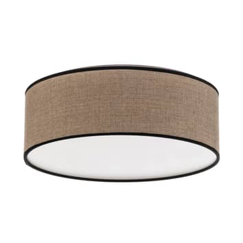 Britop Deckenlampe Tubo Deckenleuchte Deckenlicht E27 Textilschirm Beige ø 38cm  B-Ware - 5904496510621