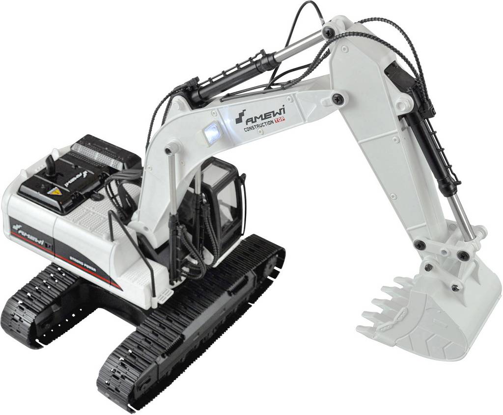 Amewi RC Funktionsmodell Bagger Vollmetall 1:14 Elektro Modellbau inkl. Akku - 4260631422473