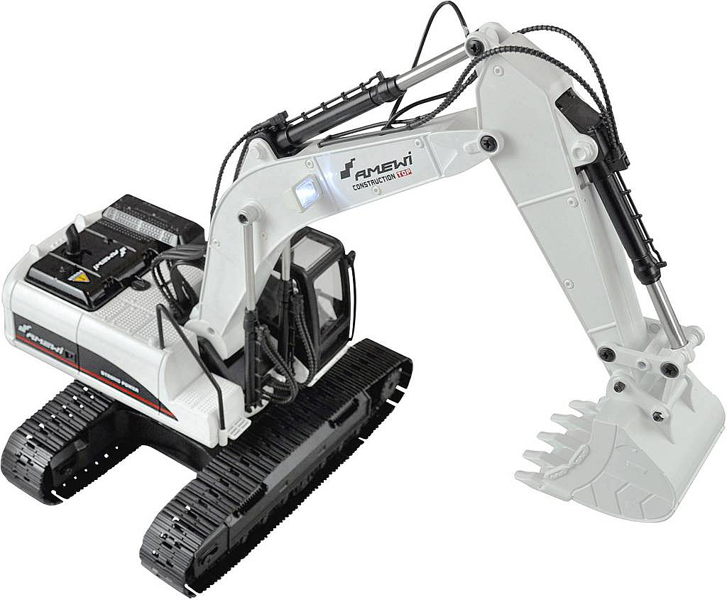 C-Ware Amewi 22415 Vollmetall Bagger 1:14 Elektro Sonderfahrzeug Modellbau Siehe Text - 4260631422473