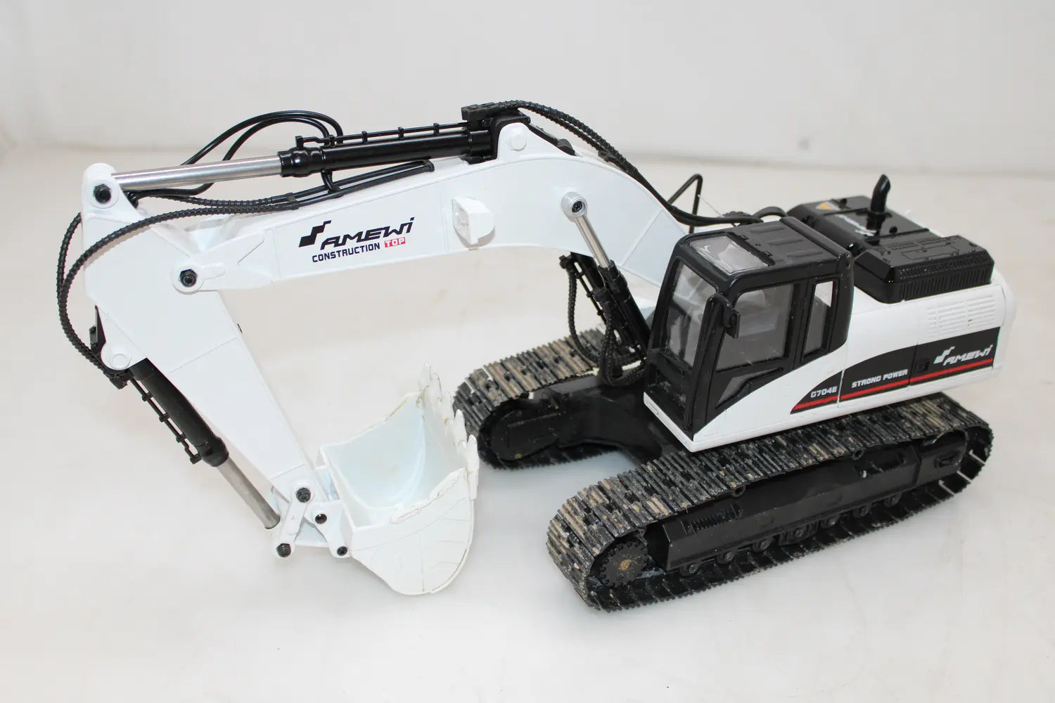 C-Ware Amewi 22415 Vollmetall Bagger 1:14 Elektro Sonderfahrzeug Modellbau Siehe T102 - 4260631422473