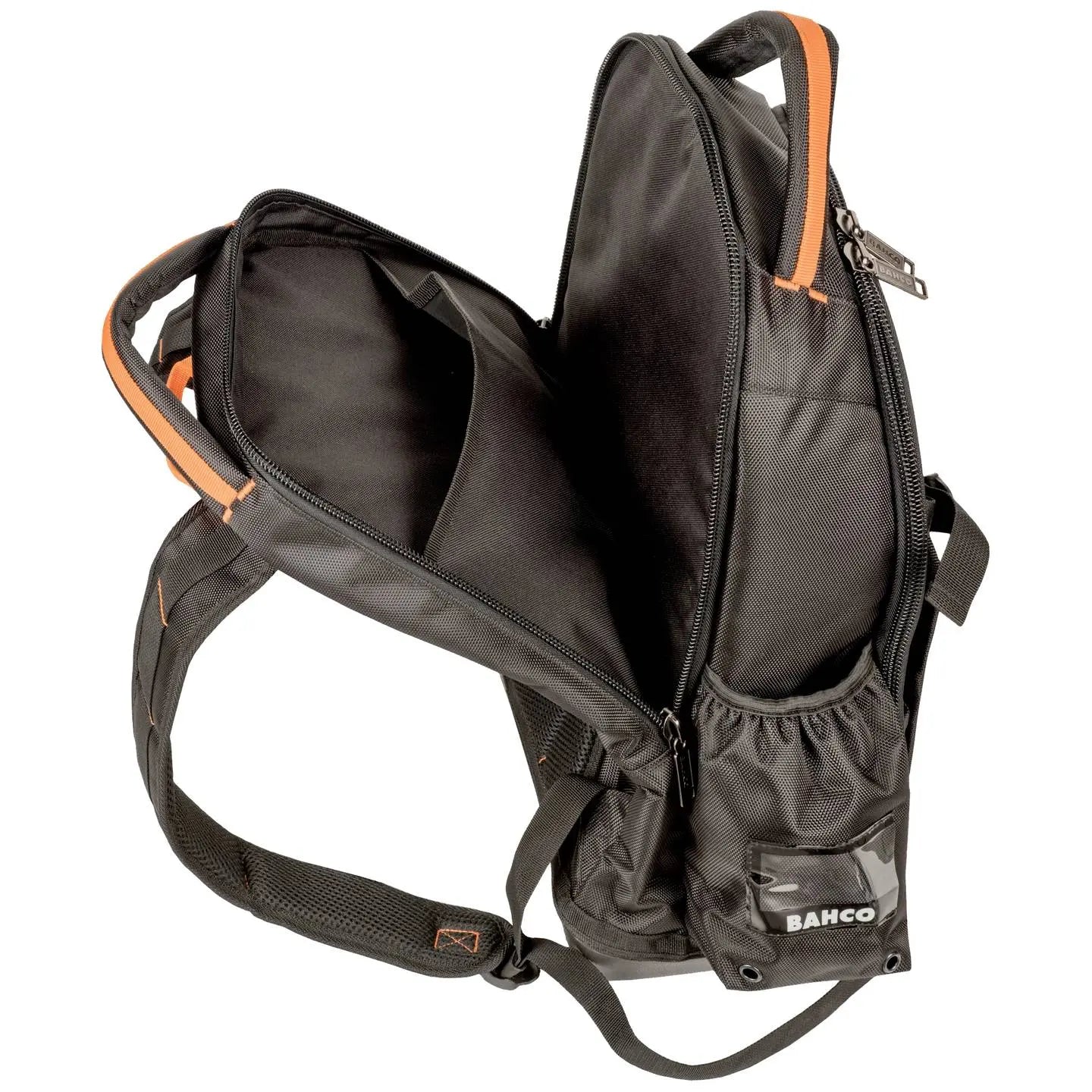 B-Ware Bahco Rucksack Werkzeugrucksack Tasche Elektriker Leer Schwarz Orange Backpack - 7314150465651