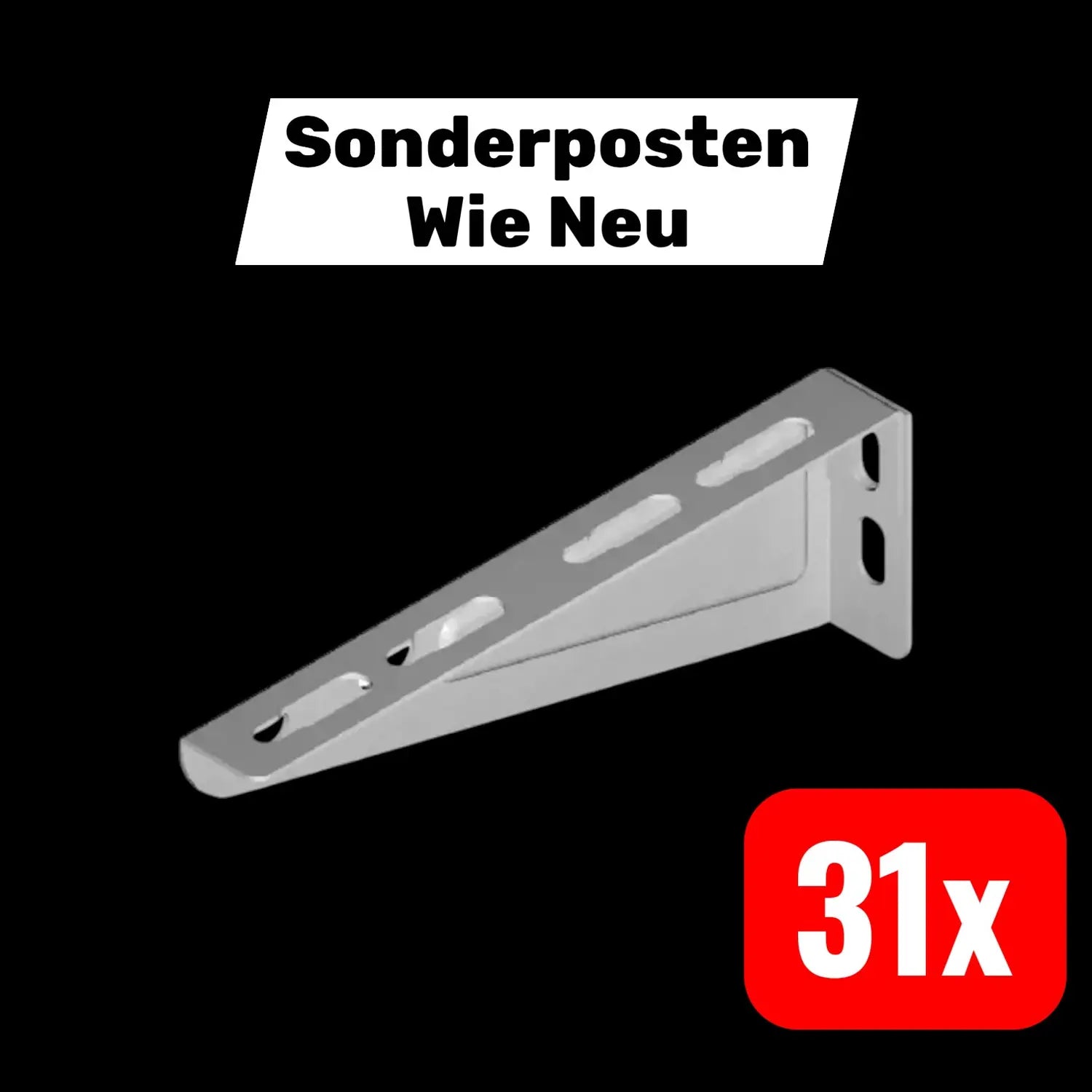 B-Ware Baks Ausleger Halterung Verlängerung Verstärkt Länge 110 Mm 31 Stück - 5900993093810