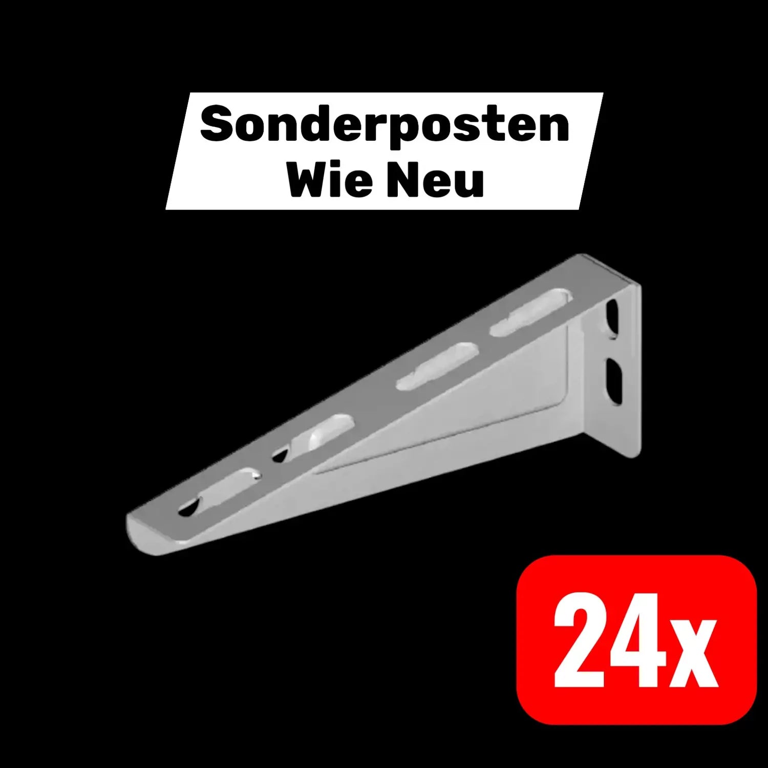 B-Ware Baks Ausleger Halterung Verlängerung Verstärkt Länge 110 Mm Höhe 24 Stück - 5900993093810