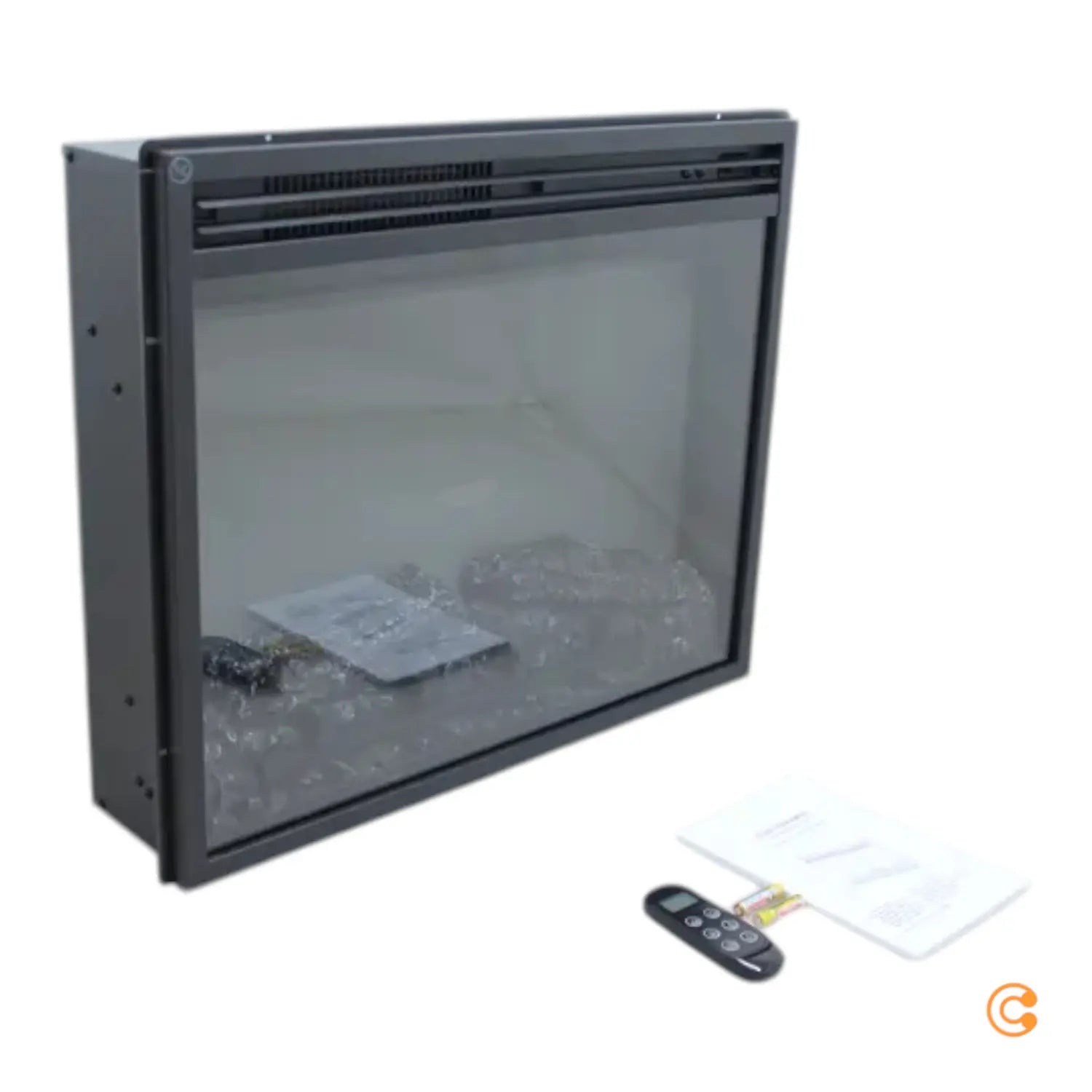 B-Ware Balderia Elektrokamin Kaminofen Elektroheizung 2000 W Weiß Siehe Text/Foto59 - 4260672446049