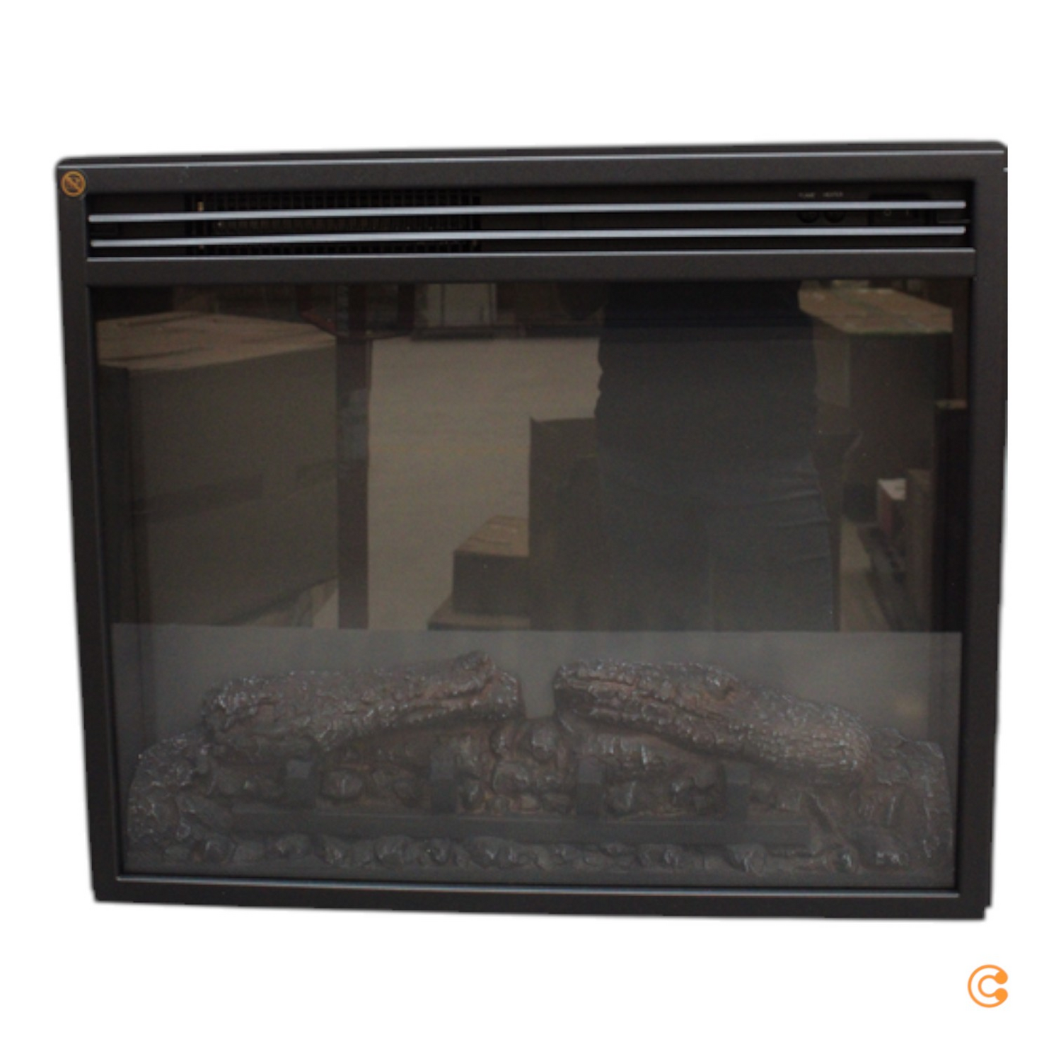 Balderia Elektrokamin Standkamin Finn Heizung 2000 W 3 D Flammeneffekt Siehe Text B-Ware - 4260672443338