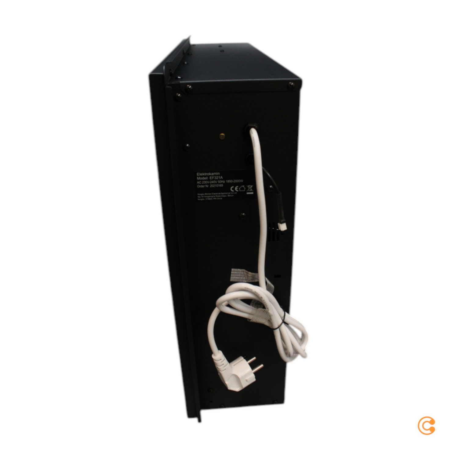 Balderia Elektrokamin Standkamin Finn Heizung 2000 W 3 D Flammeneffekt Siehe Text B-Ware - 4260672443338