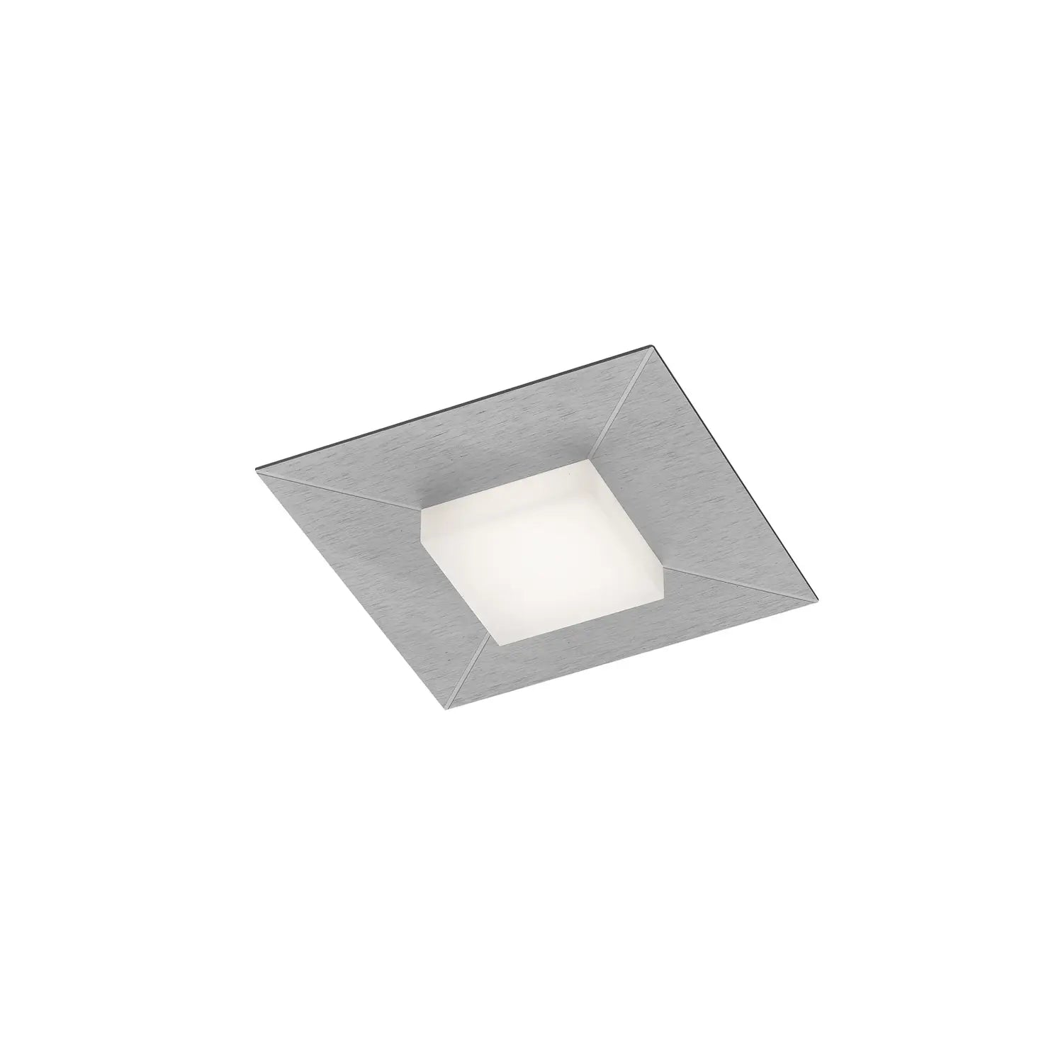 B-Ware Bankamp Deckenleuchte Lampe Diamond Silber Metall Acryl 17x17cm Wohnzimmer - 4009669017233