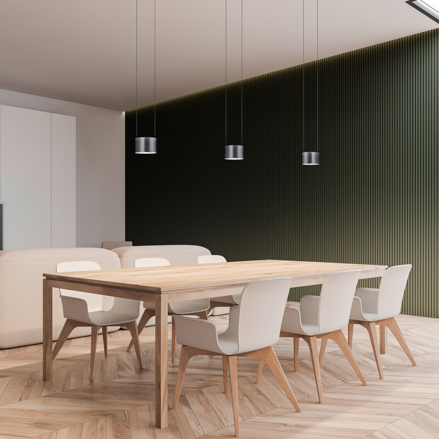 B-Ware Bankamp Pendelleuchte Hängeleuchte Led Lampe Impulse Anthrazit Aluminium Glas - 4009669035398