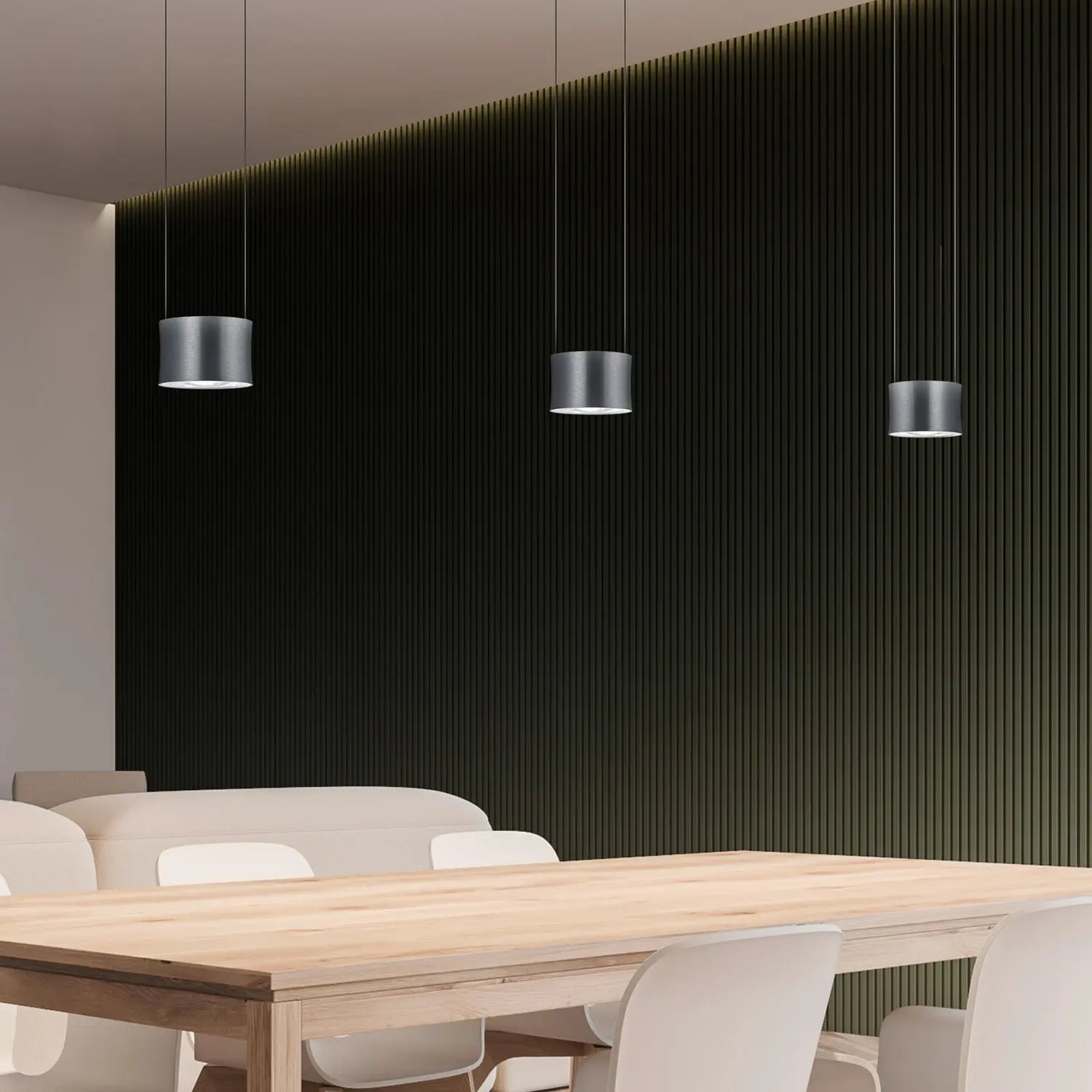B-Ware Bankamp Pendelleuchte Hängeleuchte Led Lampe Impulse Anthrazit Aluminium Glas - 4009669035398