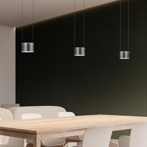 B-Ware Bankamp Pendelleuchte Hängeleuchte Led Lampe Impulse Anthrazit Aluminium Glas