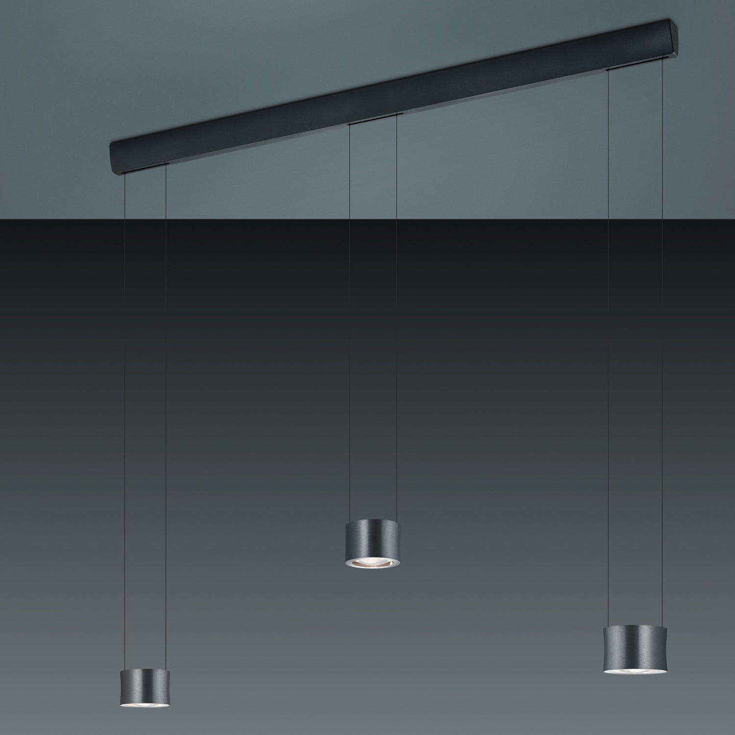 B-Ware Bankamp Pendelleuchte Hängeleuchte Led Lampe Impulse Anthrazit Aluminium Glas - 4009669035398