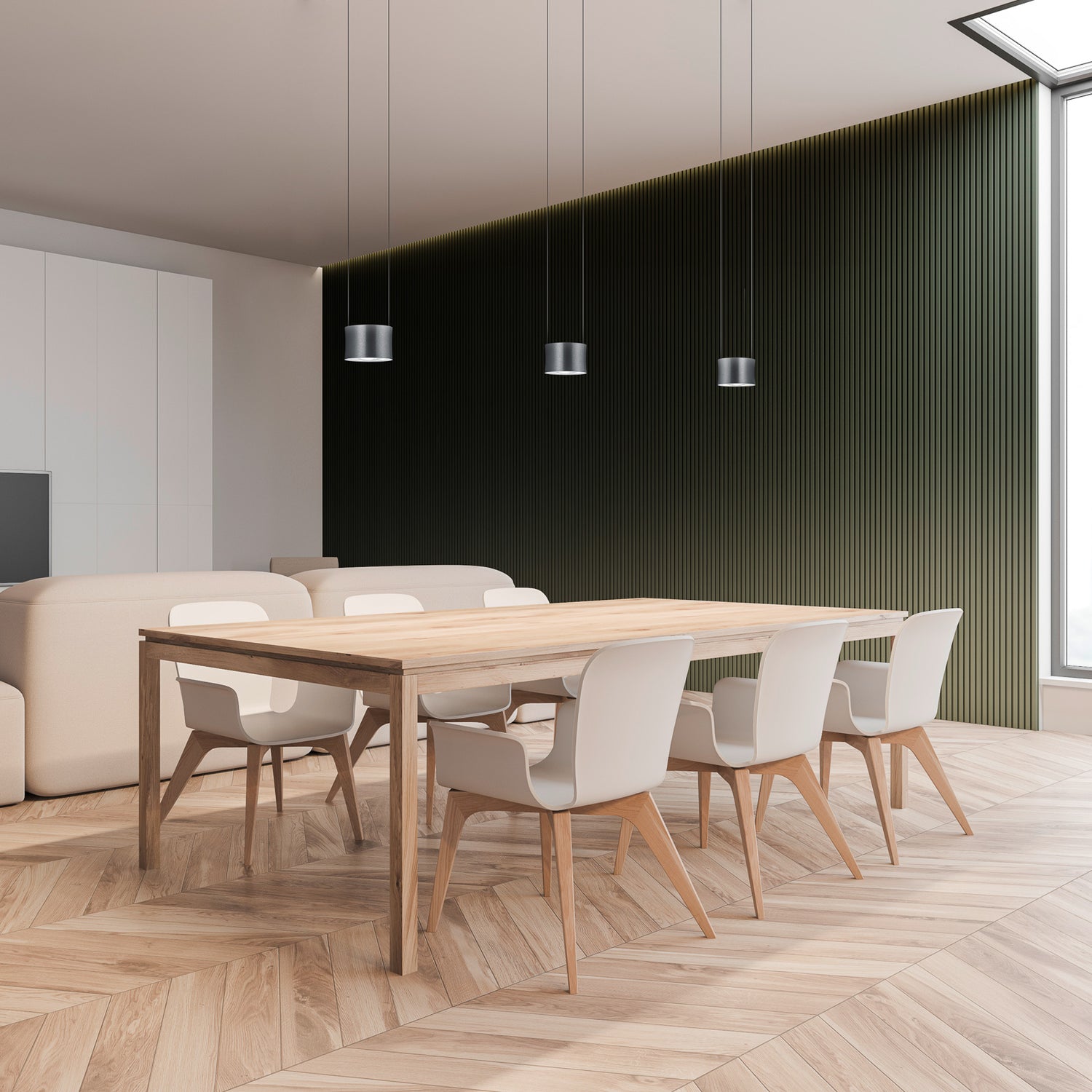 B-Ware Bankamp Pendelleuchte Hängeleuchte Led Lampe Impulse Anthrazit Aluminium Glas - 4009669035398