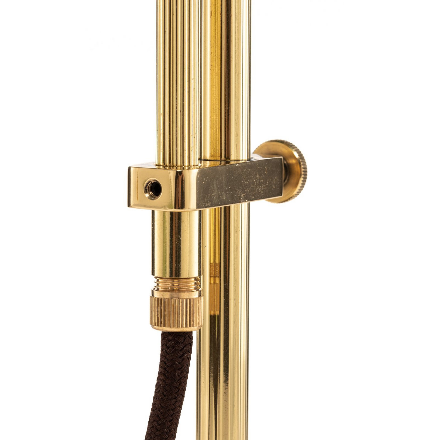 B-Ware Berliner Messinglampen Bankerlampe Gita Tischleuchte Tischlampe Messing Grün E27